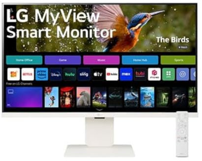LG MyView Smart Monitor 32SR83U-W.AEU All-in-One 32, IPS Panel FHD Auflösung (3840x2160), 5ms GtG 60Hz, HDR 10, DCI-P3 95%, neigbar, höhenverstellbar