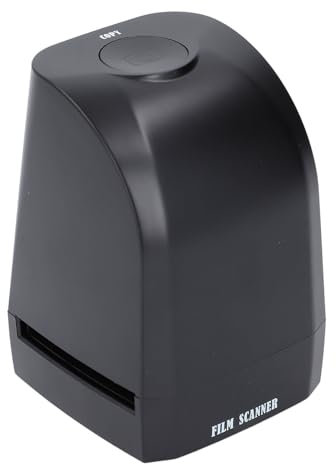Scanner de Film, Appareil de Numérisation de Film USB Portable 8 MP, Mise au Point Fixe pour Films Négatifs Couleur 35 Mm 135 Mm, Diapositives Noires et Blanches, Scanner de Film