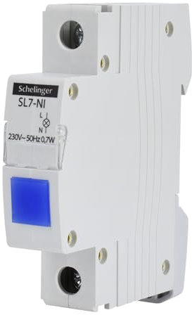 Leuchtmelder Phasenprüfer Phasenkontrollleuchte Phasenlampe Kontrolllampe Bemko BLAU