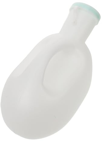 NOLITOY Orinal Plástico para Hombres con Tapa Capacidad Urinario Portátil Grande para Pacientes y Hospital Botella de Orina Resistente y Ligera Suministro para Adultos y Ancianos