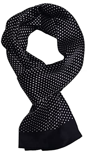 UK_Stone Men's 100% Silk Scarf, Vintage Pattern, One Size