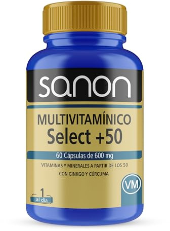 SANON Multivitamínico Select +50 60 cápsulas de 600 mg