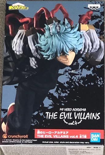BANPRESTO Tomura BP18934 Actionfigur Shigaraki - My Hero Academia - The Evil Villains Vol.4, 10 cm, Mehrfarbig, Bunt, M