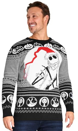 Disney Pull Homme Hiver Chaud, Pull de Noël Homme - Cadeau Homme et Ado