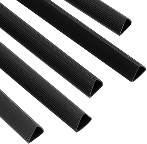PATIKIL Barre Rilegatura 15mm Formato A4 120 Fogli Nero 10Pz | Dorsi Plastici Rilegaturav, Capacità Raccoglitore Rapporto, Raccoglitore Presentazione Triangolare, Copertina Rapporto