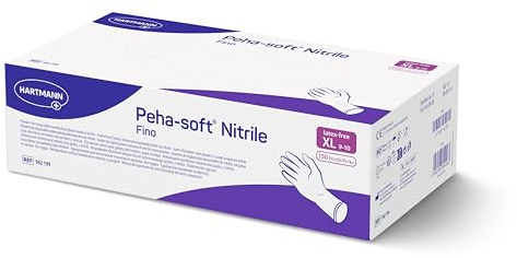 Peha-soft nitrile fino puderfrei unsteril Untersuchungshandschuhe Gr. XL, 150 Stück