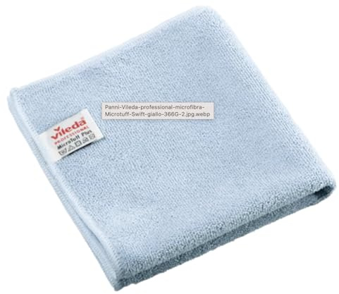 Vileda Professional MicroTuff Plus blau - 38x38 cm, Weiß