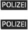 2 Stück Reflektierendes Polizei Infrarot IR Reflektiv Abnehmbare Militär Polizei Patches für Rucksäcke Kleidung Taschen Uniform Weste Jersey Reisen Cosplay CS-15.2x5 cm