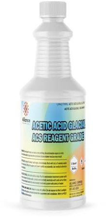 Alliance Chemical Acetic Acid Glacial ACS Grade - 1 Quart