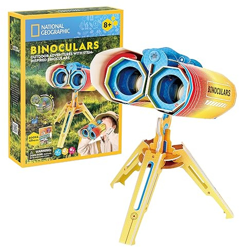 Binoculares - Puzzle 3D Niños Y Puzzle 3D Adultos | Maquetas para Montar 49 Piezas | Fácil De Montar | Puzzles 3D | Maquetas para Construir Adultos