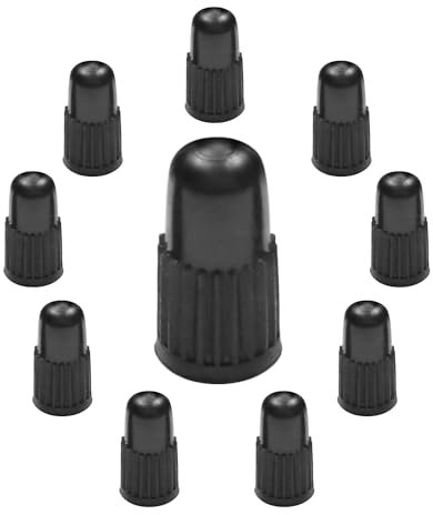 Pitlane Performance® Ventilkappen 10 Stück Ventildeckel Fahrrad-Reifen Dunlop, Presta Ventilabdeckung Reifenventil-Kappen (Presta)