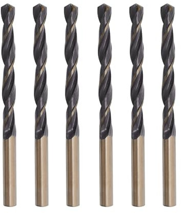 Misuyue 6pcs Metal Drill Bits, 5.5mm HSS Drill Bit Sets, Carbide Twist Drill Bit for Metal Stainless Steel Aluminum Alloy, Wood Drill Bits