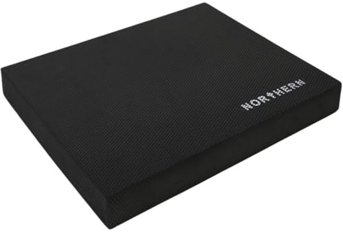 NORTHERN Foam Balance Non-Slip Pads Home Gym Exercise Yoga Pilate Physical Therapy Workout Knee Protection Balance Board Deadlift Fitness and Stability Training Squat Lunges Gardening Non Slip Mat Pad