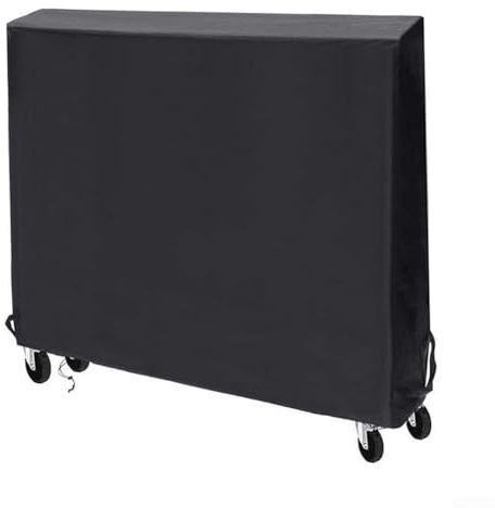 Hosrivae Housse de table de ping-pong pliable pour table de ping-pong - 165 x 185 x 71 cm - Polyester 210D imperméable et anti-poussière - Résistant aux UV - Pour un nettoyage facile
