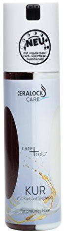 KERALOCK Care+Color Farbkur für braunes Haar, 200 ml