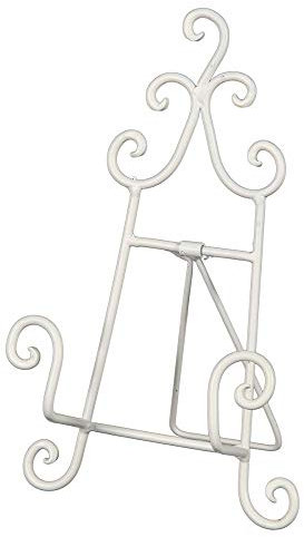 Vintage-Home Shabby, supporto per cellulare, supporto per libro, in ferro, altezza 24 cm