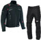 Motorradkombi Herren 2-teiler mit Protektoren – Leichte Textiljacke und Hose für den Sommer,Herren Motorrad Textil kombi,Motorrad Kombi (BLACK, L)