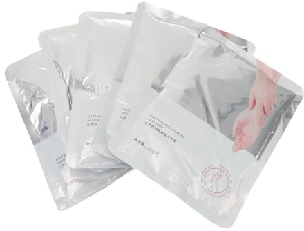 NIYANGLE 5par Manos Exfoliante Guantes Blanqueadores Spa Hidratante Quitar Cutículas