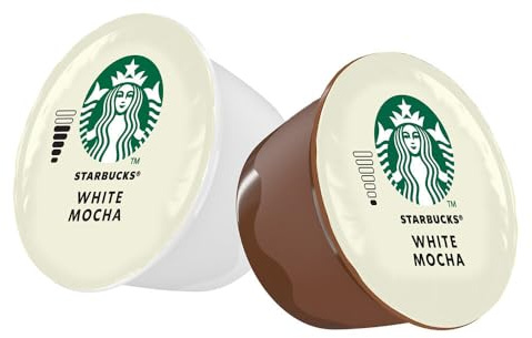 Compatible with Dolce Gusto Machines 100 x Starbuc White Choco Mocha 100 Capsules 50 Drinks SOLD Loose
