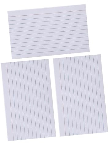 BCOATH 600 Tarjetas De Notas De Doble Cara Tarjetas De Índice Pequeñas Ayudas De Estudio Para Estudiantes Herramientas De Estudio Para La