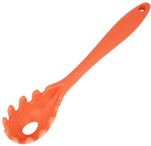 Chef Craft Premium Silicone Spaghetti/Pasta Fork, 11.5 inch, Orange