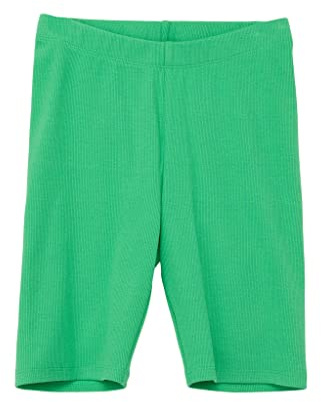 s.Oliver Junior Girl's Ribbed Cycling Shorts - Green, 176, Green, 16 Years
