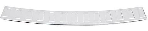 J&J AUTOMOTIVE Protezione Paraurti Posteriore per Volkswagen Golf 7 2012-2019, 5-Porte Berlina, su Misura, Salvabordo di Carico Antigraffio, Cromata