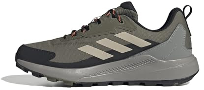 adidas Herren Terrex Anylander RAIN.RDY Hiking Shoes, Olive strata/Wonder beige/core Black, 41 1/3 EU