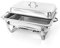 TESUGN Chafing Dish Profi Set, 9L Edelstahl Warmhaltebehälter, Speisewärmer, Edelstahl Buffet-Set für Catering Buffet und Party