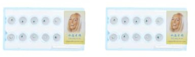 Juego de 2 10 piezas de diamantes para dientes dentales, joyería dental, adornos de gemas multicolor