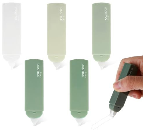 Ouligay 6 Stück Mini Korrekturroller Set - Korrekturmaus Mit 6m x 5mm Korrekturband - Schulsachen Correction Tapes Ideal für Studenten, Kinder, Büroangestellte