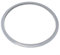 Dichtung für Ring für Schnellkochtopf, 18–26 cm, Ersatz-Silikon-Gummidichtung, Heim-Schnellkochtopfdichtung für Ring, für Schnellkochtopf (24 cm)