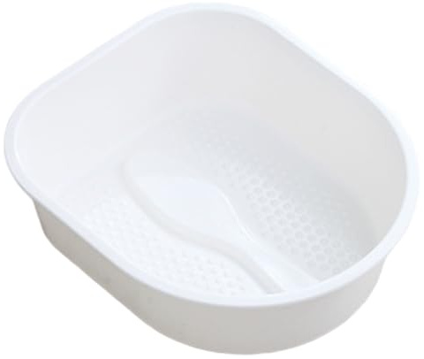 Baignoire de trempage pour Les Pieds, Bassin de Bain Pieds léger et Portable 15x13x4, 5 avec Bosses Massage, Seau Lavage Domestique pour Laver Les trempage des Adultes, Bassin b