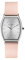 PAUL HEWITT Armbanduhr Damen Modern Edge Line Silver Sunray - Damen Uhr (Gold), Damenuhr mit Lederarmband (Nude), silbernes Ziffernblatt