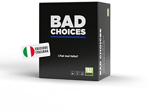Yas Games- Bad Choices - L’Unico In Italiano - Per 3 o più Giocatori dai 18 anni in su