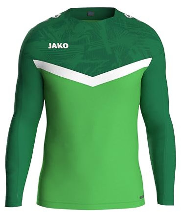 JAKO Iconic Sweatshirt Herren und Damen - Atmungsaktiver Unisex Sport Pullover mit wärmender Fleece-Innenseite, Maximale Bewegungsfreiheit