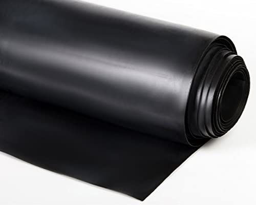 Pond Liner for Underlay Pond Edging Swimming Pool Pond Liner with UV and Weather Resistance 0.35mm (Color: Black Size: 8x10m)