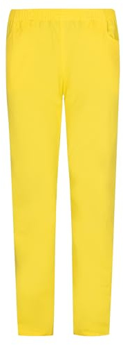 MISEMIYA - PANTALÓN Sanitarios Unisex Cintura ELÁSTICA Uniforme Laboral MÉDICO Enfermera Limpieza Veterinaria SANIDAD HOSTELERÍA- Ref.8312 - XXL, Amarillo