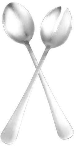 Cabilock 2Pezzi Acciaio Inossidabile per Cucchiaio Design e Finitura Lucida Utensili da Tavola Moderni per Esperienze Quotidiana
