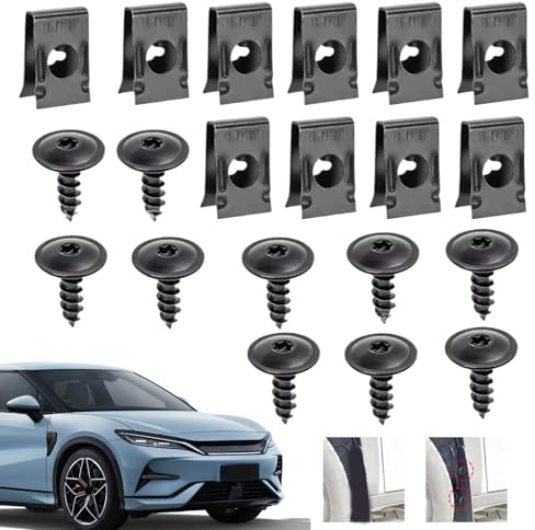 ycezw Tornillos Y Grapas Para Automoción | Sujetadores Y Tornillos Para Molduras De Vehículos - Accesorios De Reparación Metálicas Anticorrosivas Para Paneles Parachoques Tablero De Camiones