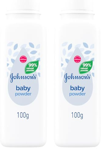2 X 100G Baby Powder - Gentle and Soothing, Ideal for Sensitive Skin and All Type of Skin Tones (Pack of 2)