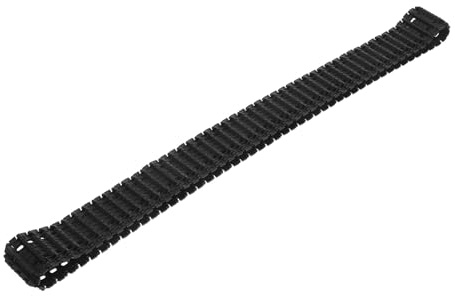 Alasum Chenilles Flexibles de Char Télécommandé pour Amateurs, Taille 92 Cm X 4,1 Cm, Maillons Robustes en Plastique Solide, Accessoires DIY pour Robots et Chars, Compatibilité, Usage