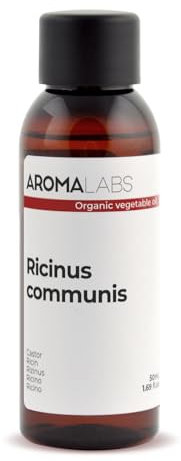 Ricin BIO (Ricinus communis) - 50 mL - Huile Végétale Vierge et Certifiée Cosmos - Aroma Labs - Made in France