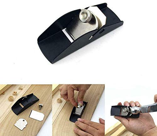 Cepilladora de carpintería para carpintería, mini cepilladora de mano para cortar bordes de corte, herramienta de afilado, para carpinteros, principiantes, bricolaje, herramienta de carpintería