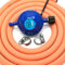 Huddersfield Gas Branded Camping Gas Type 29Mbar Gas Regulator With 2M Hose + 2 Clips Fits 907 904 901