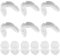 Mundschutz Boxen, 6 Stücke Sport Zahnschutz Mundschutz Boxen Herren,Mundschutz Zum Zähneknirschen für Boxen, Kampfsport,ür Football,Rugby,Muay Thai,Hockey,Rugby,Kickboxen(Transparent)