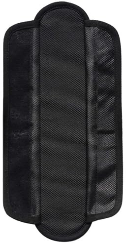 SAVOSWEET Axelskydd fickrem, svart kudde för axelremmar, avtagbar halkfri, 31,5 x 8 cm, axelrem stoppning för bil ryggsäck väskor gitarrkamera resväskor, svart, 31.5 x 8 cm