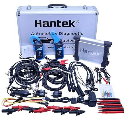 Hantek 4CH Automotive USB/PC Osciloscopio DSO3064 Kit para diagnóstico de coche USB/PC 2.0 200MS/s 60MHz Frenquency(DSO3064kit-III)