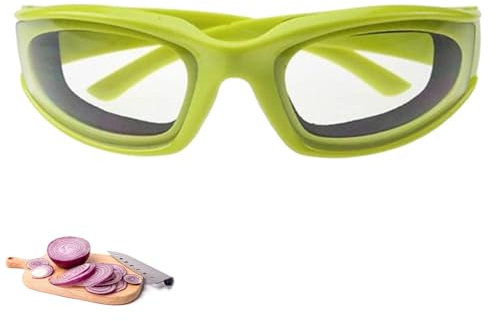 Oignon Lunettes,Lunette Oignons,Lunettes de Protections pour Oignons Anti-éclaboussures Protection des Yeux Protection du Visage pour Femmes Hommes Accueil Utilisation de Cuisine