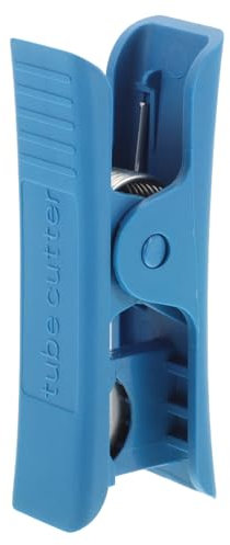 FOYTOKI Cortatubos Profesional Tijeras Cortadoras Para Pe y Plástico, Mango Ergonómico, Herramienta Resistente Para Fontaneros y Bricolaje, Cortador De Goma y Tubos De Agua, 1 Unidad Para Uso Continuo